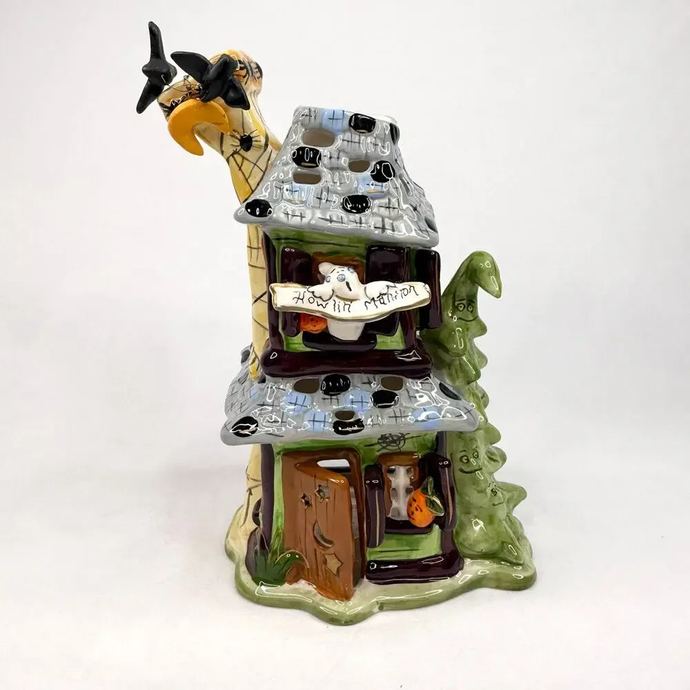 Blue Sky Howlin Mansion Ceramic House 2009